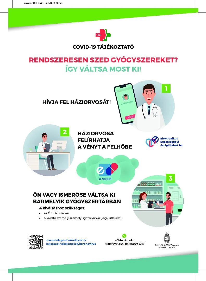Tájékoztatók: