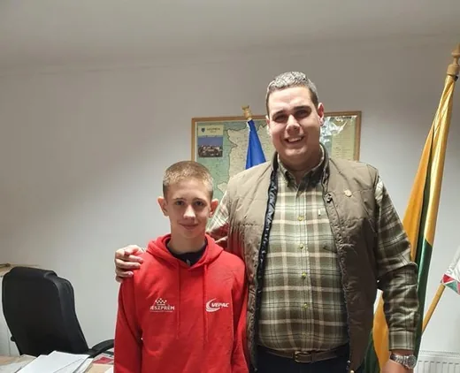 'Büszkék vagyunk a sportolónkra' cikk borítóképe